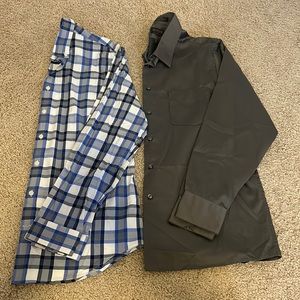Set of 2 - Men’s Dress Shirts (Express & Arrow)
